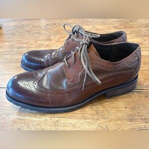 Men’s Dress Brogues Derby Formal Indie Streetwear Oxblood Oxford Shoe  11